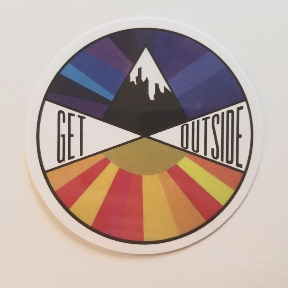 10/$10 Get Outside Sticker